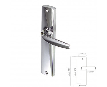 Juego Manivelas Para Puertas "Ayr" Ref 540Cromo, Ref. FOR-3030017