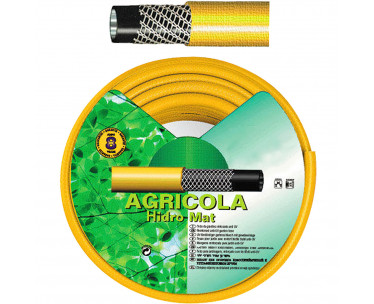 Manguera Amarilla Hidro Mat 15 mm. - 5/8" Rollo 50 Metros, Ref. FOR-8071000