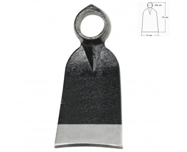 Azada Forjada Sin Mango 343/400 Gramos, Ref. FOR-8180072