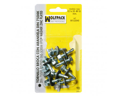Tornillo Broca 4,8x16-8 20 piezas., Ref. FOR-6122000