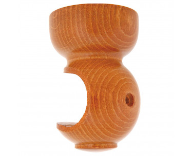 Soporte Madera Liso Techo 20x 68 mm. Teca, Ref. FOR-5430577