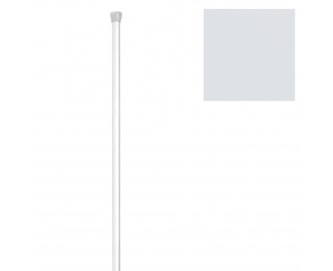 Barra Baño Recta Extensible 18 mm. 1,23-2,16 Blanco, Ref. FOR-5431805