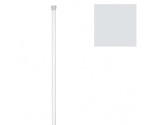 Barra Baño Recta Extensible 18 mm. 1,23-2,16 Blanco, Ref. FOR-5431805
