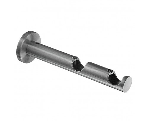 Soporte Zirconio Doble 20 mm. Niquel Mate, Ref. FOR-5433050