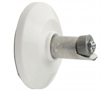 Soporte Barra Baño Curva Blanco, Ref. FOR-5431860
