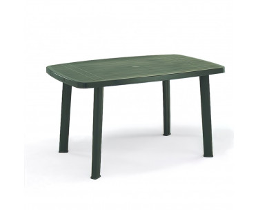 Mesa Resina Verde 140x90 cm., Ref. FOR-8330101