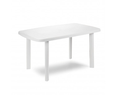 Mesa Resina Blanca 140x90 cm., Ref. FOR-8330100