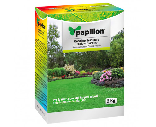 Abono Grano Papillon Cesped Jardin 2 Kg, Ref. FOR-8025021