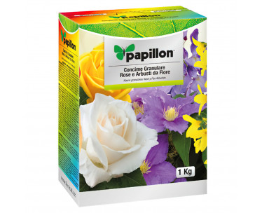 Abono Grano Papillon Rosas y Flores 1 Kg, Ref. FOR-8025016