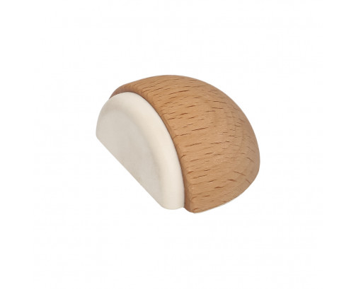 Tope Puerta Adhesivo Madera Media Luna Roble, Ref. FOR-5320321
