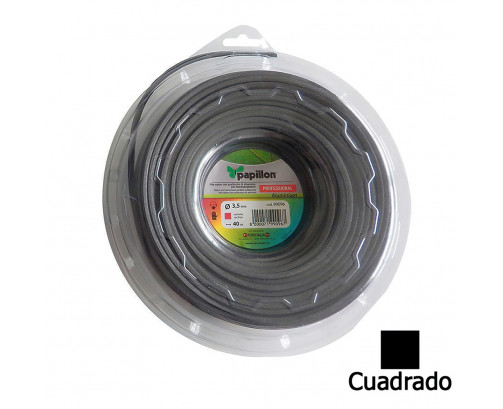 Hilo Nylon Aluminio Cuadrado Profesional 3,0 mm. 50 Metros, Ref. FOR-8061655