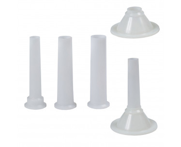 Juego Embudos Plastico Para Maquina Picar Carne Nº5 4 Piezas, Ref. FOR-5503100