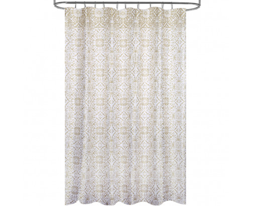 Cortina Ducha Tela Rosoni 180 x 200 cm. Impermeable, Ref. FOR-4042490