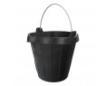 Cubo Obra Industrial De Goma Con Pico 10 Litros, Ref. FOR-10010007