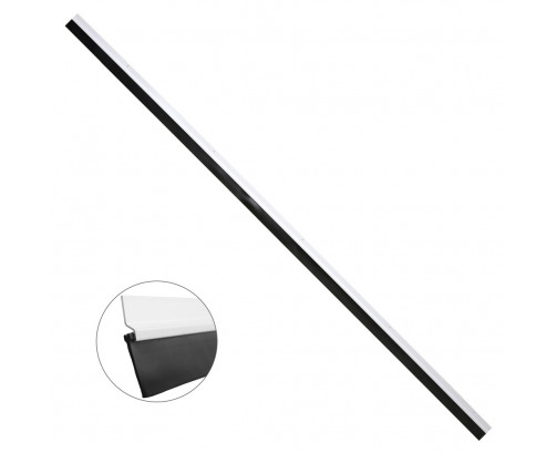 Burlete Para Puertas De Garaje Aluminio Blanco Con Goma 2,5 m., Ref. FOR-5190493