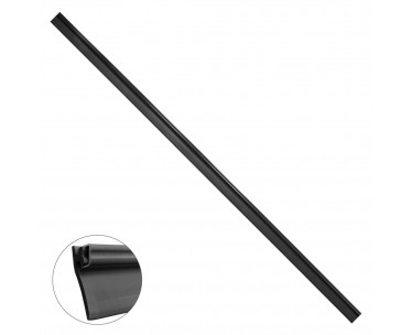 Burlete Garaje Plus Aluminio Negro Con Goma De Alta Resistencia. 2,5 Metros., Ref. FOR-5190495