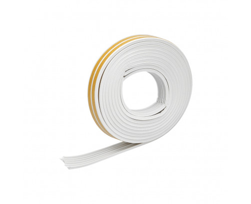 Burlete Caucho Blanco Rollo 6 metros. x 9 mm., Ref. FOR-5190131