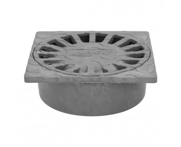 Sumidero Sifónico Pvc25x25 cm. Salida De Ø 90 110 mm., Ref. FOR-4116020