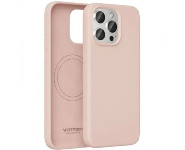 Funda Silicona con Magsafe Vention KUDP0-40/ Compatible con iPhone 13 Pro Max/ Rosa CYD-0122658