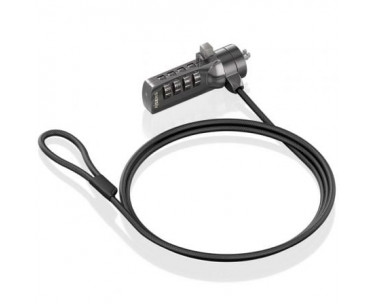 Cable de Seguridad para Portátiles Aisens ASLK-D40N03-BK/ 1.5m CYD-0120052