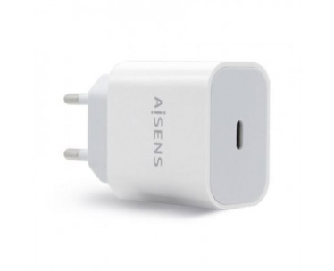 Cargador de Pared Aisens A110-0537/ 1xUSB Tipo-C/ 20W CYD-0105709