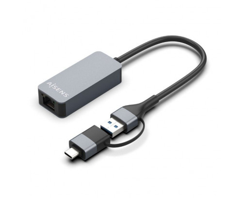 Adaptador USB - USB Tipo-C - RJ45 Aisens A109-0710/ 2500Mbps CYD-0113841