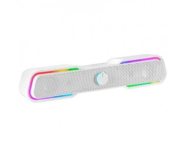 Barra de Sonido con Bluetooth Mars Gaming MSBX/ 10W/ 2.0/ Blanca CYD-0100783