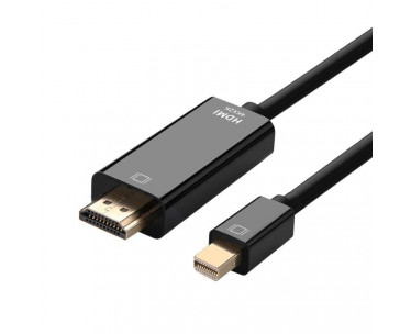 Cable Conversor Aisens A125-0458/ Mini DisplayPort Macho - HDMI Macho/ Hasta 5W/ 2300Mbps/ 3m/ Negro CYD-0099330