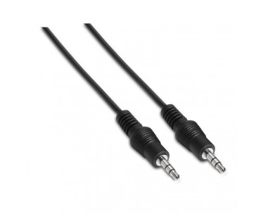 Cable Estéreo Aisens A128-0142/ Jack 3.5 Macho - Jack 3.5 Macho/ Hasta 0.1W/ 1.5m/ Negro CYD-0077022