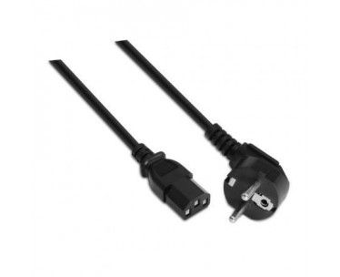 Cable Alimentación Aisens A132-0168/ CEE(7-7) Macho - C13 Hembra/ Hasta 1500W/ 3m/ Negro CYD-0085235