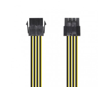 Cable de Alimentación Microprocesador Aisens A131-0419/ Molex -4+4 PIN Macho - Molex 8 PIN Hembra/ 30cm CYD-0097653