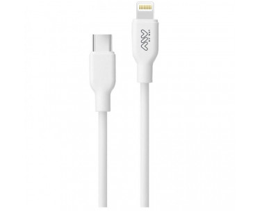 Cable USB 2.0 Tipo-C Lightning Myway MWUSC0023/ USB Tipo-C Macho - Lightning Macho/ 1m/ Blanco CYD-0122084