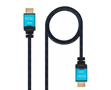 Cable HDMI 2.0 4K Nanocable 10.15.3707/ HDMI Macho - HDMI Macho/ 7m/ Negro/ Azul CYD-0082374