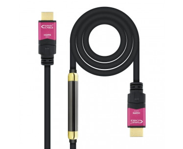 Cable HDMI 2.0 4K Nanocable 10.15.3730/ HDMI Macho - HDMI Macho/ 30m/ Negro CYD-0089856