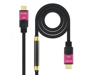 Cable HDMI 2.0 4K Nanocable 10.15.3730/ HDMI Macho - HDMI Macho/ 30m/ Negro CYD-0089856