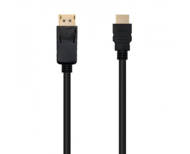 Cable Conversor Nanocable 10.15.4300/ Displayport Macho - HDMI Macho/ 50cm/ Negro CYD-0102769
