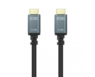 Cable HDMI 2.1 8K Nanocable 10.15.8001-L150/ HDMI Macho - HDMI Macho/ 1.5m/ Negro CYD-0102792