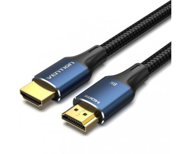 Cable HDMI 2.1 8K Vention ALGLG/ HDMI Macho - HDMI Macho/ 1,5m/ Azul CYD-0110649