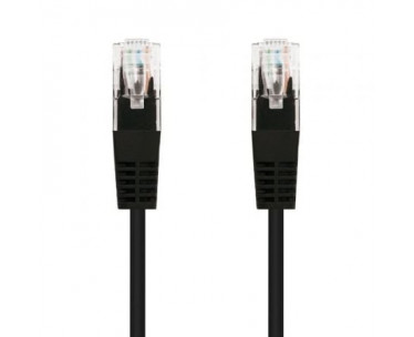 Cable de Red RJ45 UTP Nanocable 10.20.0105-BK Cat.5e/ 5m/ Negro CYD-0090669