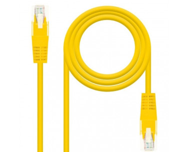 Cable de Red RJ45 UTP Nanocable 10.20.0400-L30 Cat.6/ 30cm/ Amarillo CYD-0104654