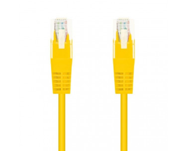 Cable de Red RJ45 AWG24 UTP Nanocable 10.20.0401-Y Cat.6/ 1m/ Amarillo CYD-0117339