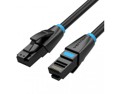 Cable de Red RJ45 26AWG UTP Vention IBKBK Cat.6A/ 8m/ Negro CYD-0121325