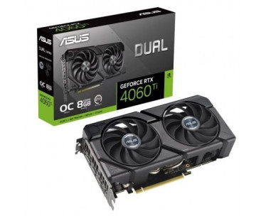 Tarjeta Gráfica Asus Dual GeForce RTX 4060 Ti EVO OC Edition/ 8GB GDDR6 CYD-0119297