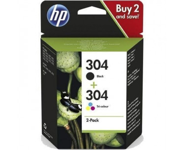 Cartucho de Tinta Original HP nº304 Multipack/ Negro/ Tricolor CYD-0081404