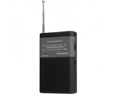 Radio Portátil Sunstech RPS42BLISBK/ Negra CYD-0076254