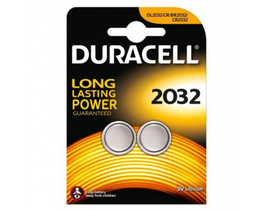 Pack de 2 Pilas de Botón Duracell DL2032/ 3V CYD-0052586