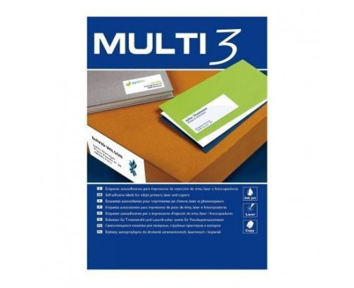 Etiquetas Adhesivas Apli Multi3/ 105 x 37mm/ 100 Hojas CYD-0051697