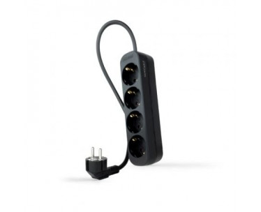 Regleta Nanocable 10.37.0004-NS-BK/ 4 Tomas de Corriente/ Cable 1.4m/ Negra CYD-0115307