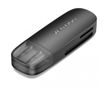 Lector de Tarjetas Externo Vention CLEB0/ USB 2.0 CYD-0110726