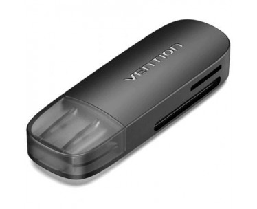 Lector de Tarjetas Externo Vention CLEB0/ USB 2.0 CYD-0110726